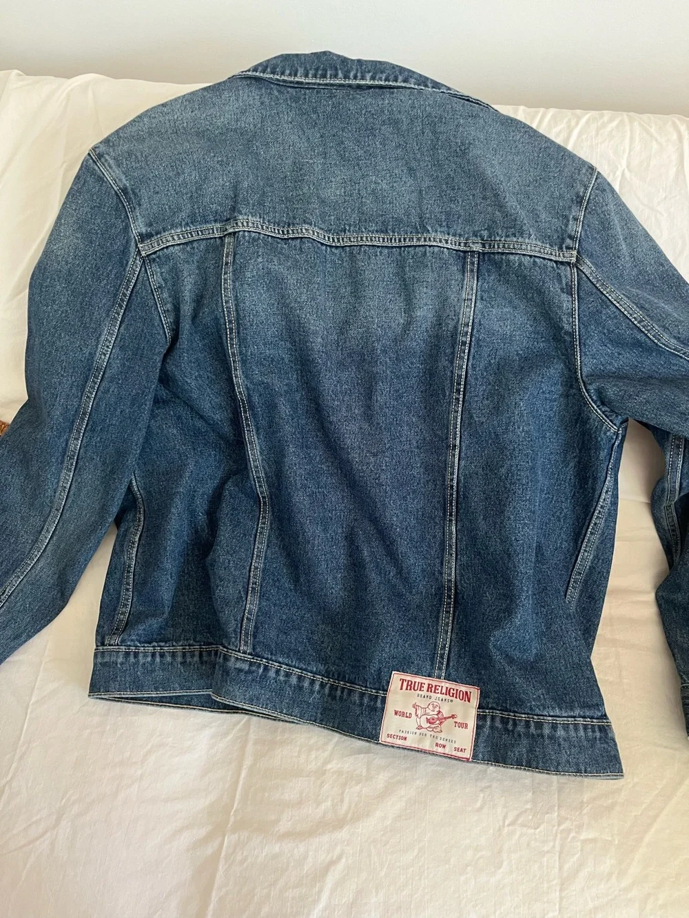 MEN’S NWT True Religion denim jacket Jesse Trucker XL